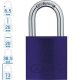ABUS 72/40 KA - Egységkulcsos lakat (Több lakat azonos kulccsal) - Lila
