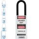 ABUS 74LB/40 LOTO hosszúkengyelű munkavédelmi kizáró lakat - Fehér - 503344