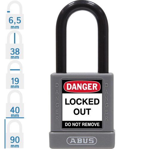 ABUS 74/40 LOTO munkavédelmi kizáró lakat - Szürke