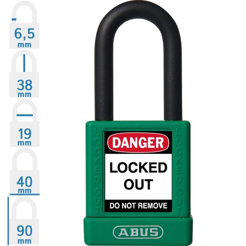 ABUS 74/40 LOTO munkavédelmi kizáró lakat - Zöld