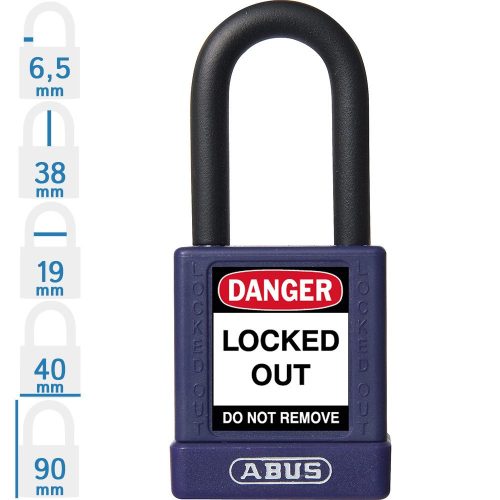 ABUS 74/40 LOTO munkavédelmi kizáró lakat - Lila