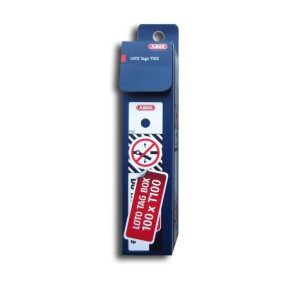  ABUS T100 LOTO munkavédelmi Tagout (kitáblázó) biléta, keskeny kivitel - Angol nyelvű - 778070