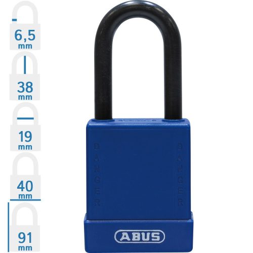 ABUS 76/40 LOTO munkavédelmi kizáró lakat - Kék