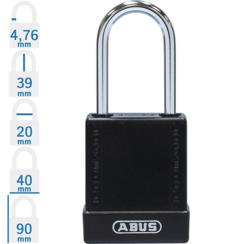 ABUS 76IB/40 LOTO munkavédelmi kizáró lakat - Fekete