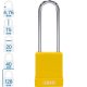 ABUS 76IB/40HB75 LOTO munkavédelmi kizáró lakat - Sárga