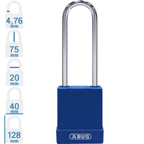 ABUS 76IB/40HB75 LOTO munkavédelmi kizáró lakat - Kék