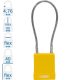 ABUS 76/40 CAB20 LOTO munkavédelmi kizáró kábeles lakat - Sárga - 848650