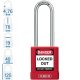 ABUS 74BS/40HB75 KA - Egységkulcsos lakat (Több lakat azonos kulccsal) - Piros