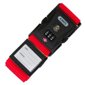   ABUS 620TSA/192 számzáras bőrönd heveder (poggyász lakat) - Piros - 87660