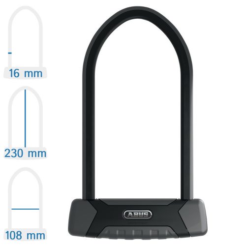 Abus Granit X-Plus 540/160HB230 kerékpár U lakat (KERÉKPÁROS TARTÓ NÉLKÜL!)