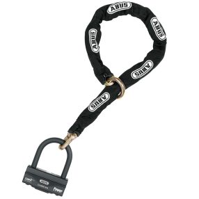   Abus Granit Power 58/12KS120 Black Loop kerékpár - motor láncos lakat