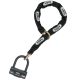 Abus Granit Power 58/12KS120 Black Loop kerékpár - motor láncos lakat