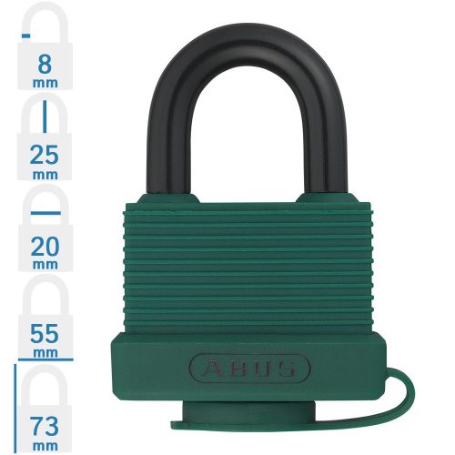 ABUS 717AL/45 Kültéri lakat - Zöld