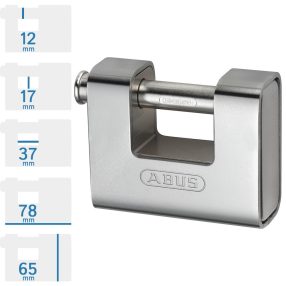 ABUS 723/80 biztonsági tömb lakat