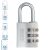 ABUS 724/30 számzáras lakat - Ezüst