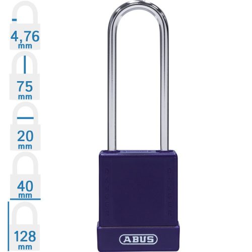 ABUS 76IB/40HB75 KA - Egységkulcsos lakat (Több lakat azonos kulccsal) - Lila