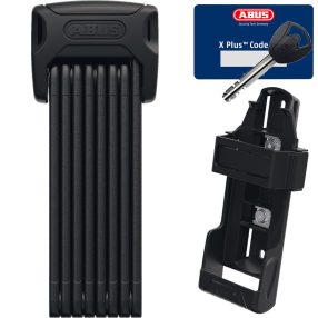   Abus Bordo BIG 6000K/120 BK SH X-Plus KA egységkulcsos hajtogatható kerékpár lakat