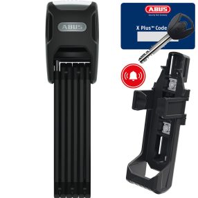   Abus Bordo Alarm 6000KA/90 BK SH X-Plus KA riasztós egységkulcsos hajtogatható kerékpár lakat