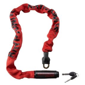 Kryptonite Keeper 785 kerékpár láncos zár - Piros