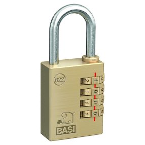 Basi VHS KS 622 40 számzáras réz lakat