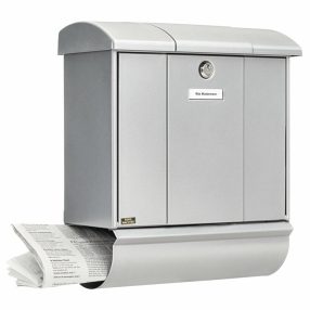   Burg Wachter OlympSet 91600 SI extra nagyméretű kerítésen kívüli postaláda újságtartóval