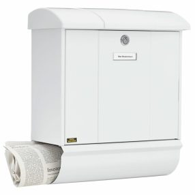   Burg Wachter OlympSet 91600 W extra nagyméretű kerítésen kívüli postaláda újságtartóval