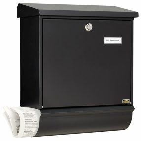   Burg Wachter ComfortSet 91300 S nagyméretű kerítésen kívüli postaláda újságtartóval