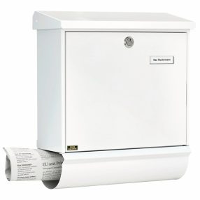   Burg Wachter ComfortSet 91300 W nagyméretű kerítésen kívüli postaláda újságtartóval