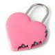 Yale Y-HEART-PINK számkombinációs lakat kicsiknek