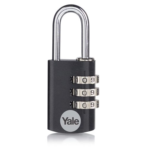Yale YE3CB/20/121/1/BK számzáras bőrönd lakat