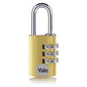 Yale YE3CB/20/121/1/GO számzáras bőrönd lakat