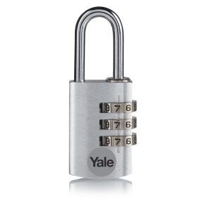 Yale YE3CB/20/121/1/S számzáras bőrönd lakat
