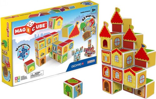 Geomag Magicube Castles & Homes 16 + 62 darabos mágneses építőjáték