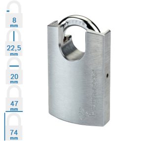 Mul-T-Lock G-47P KA MTL300 egységkulcsos lakat