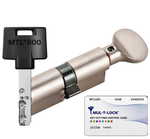 Mul-T-Lock MTL600 gombos prémium biztonsági zárbetét 40/40